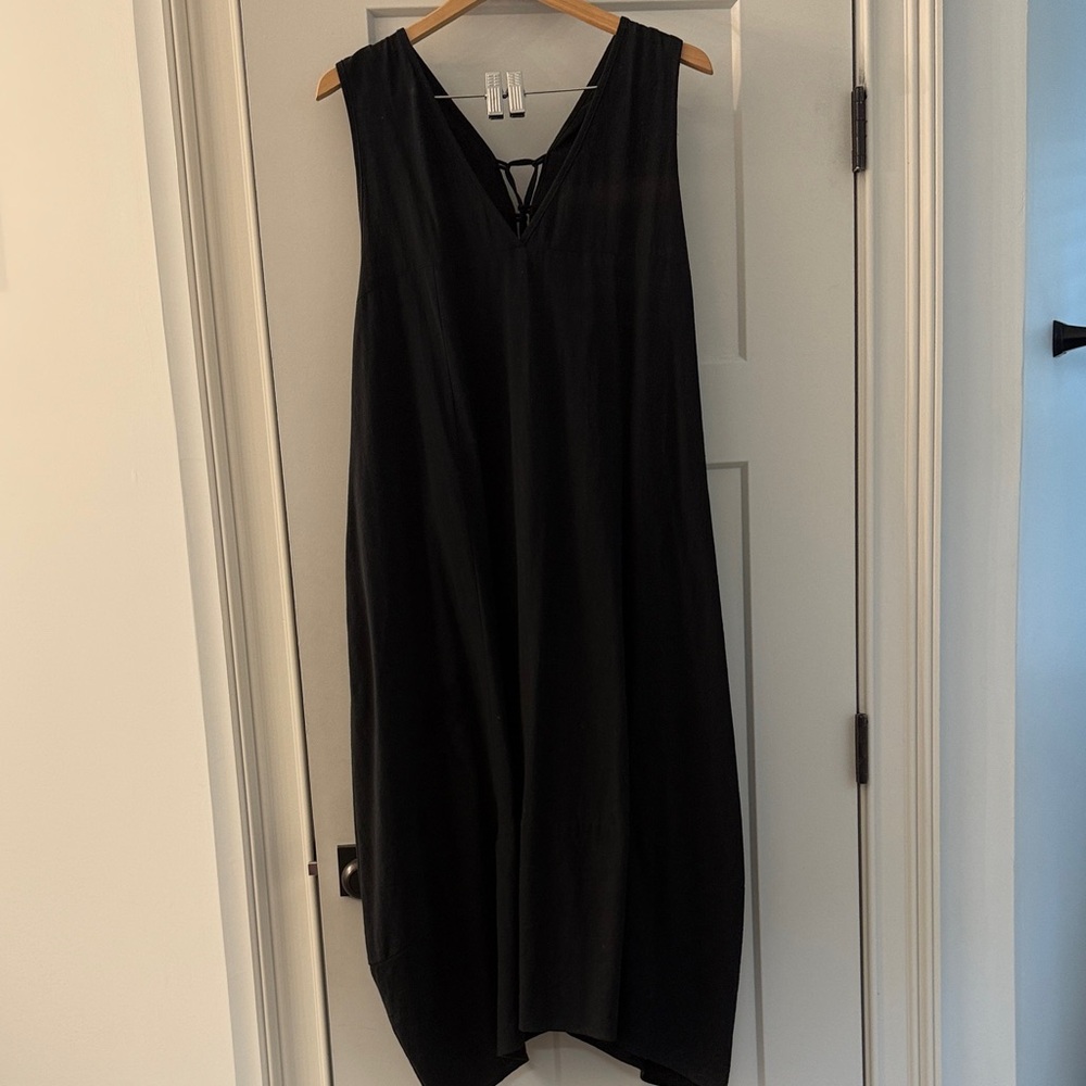 HALARA Elegant Black Asymmetrical Dress